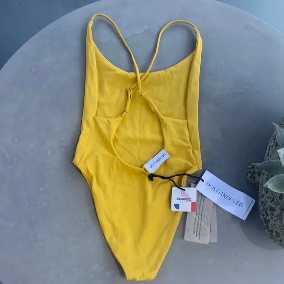 Dos Gardenia’s Yellow One-Piece Swimsuit - Picture 2 of 4